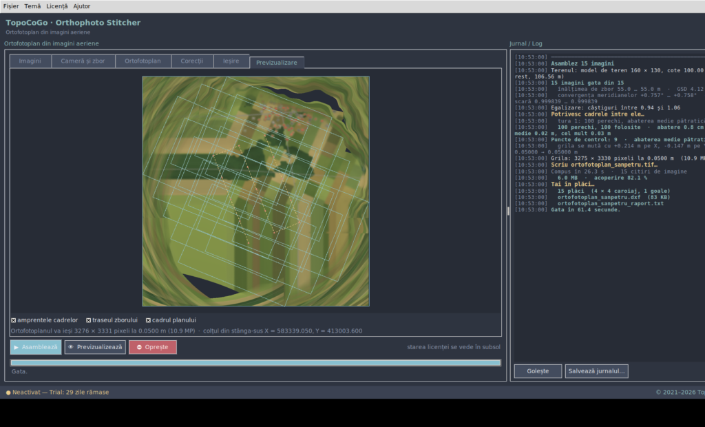 Captura OrthophotoStitcher